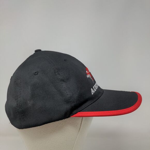 Australia Kangaroo Strapback Hat Black One Size Embroidered 6 Panel - Picture 5 of 10